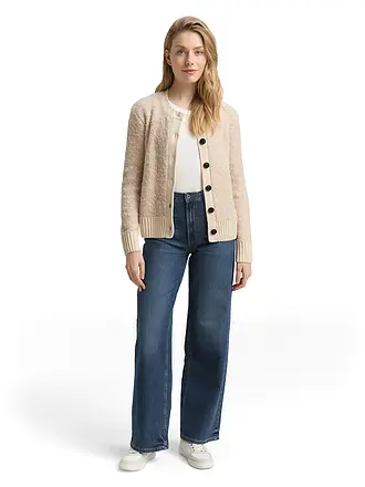 TOM TAILOR | Strickjacke | beige